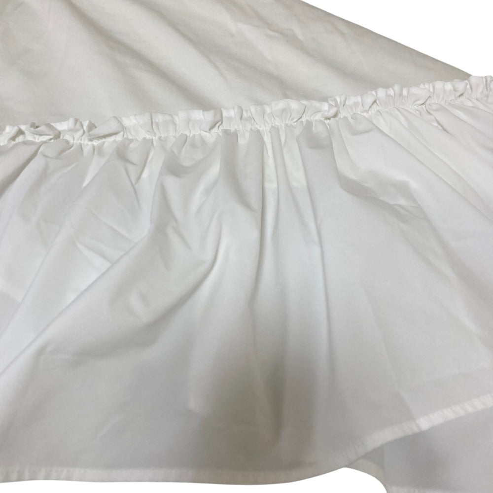 em. フリル スリーブ ペプラム ブラウス