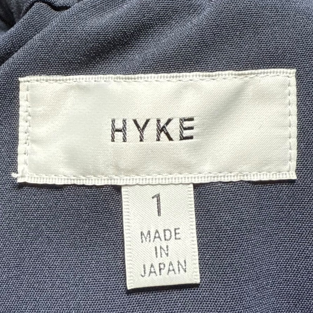 HYKE ストレッチ テーパード パンツ