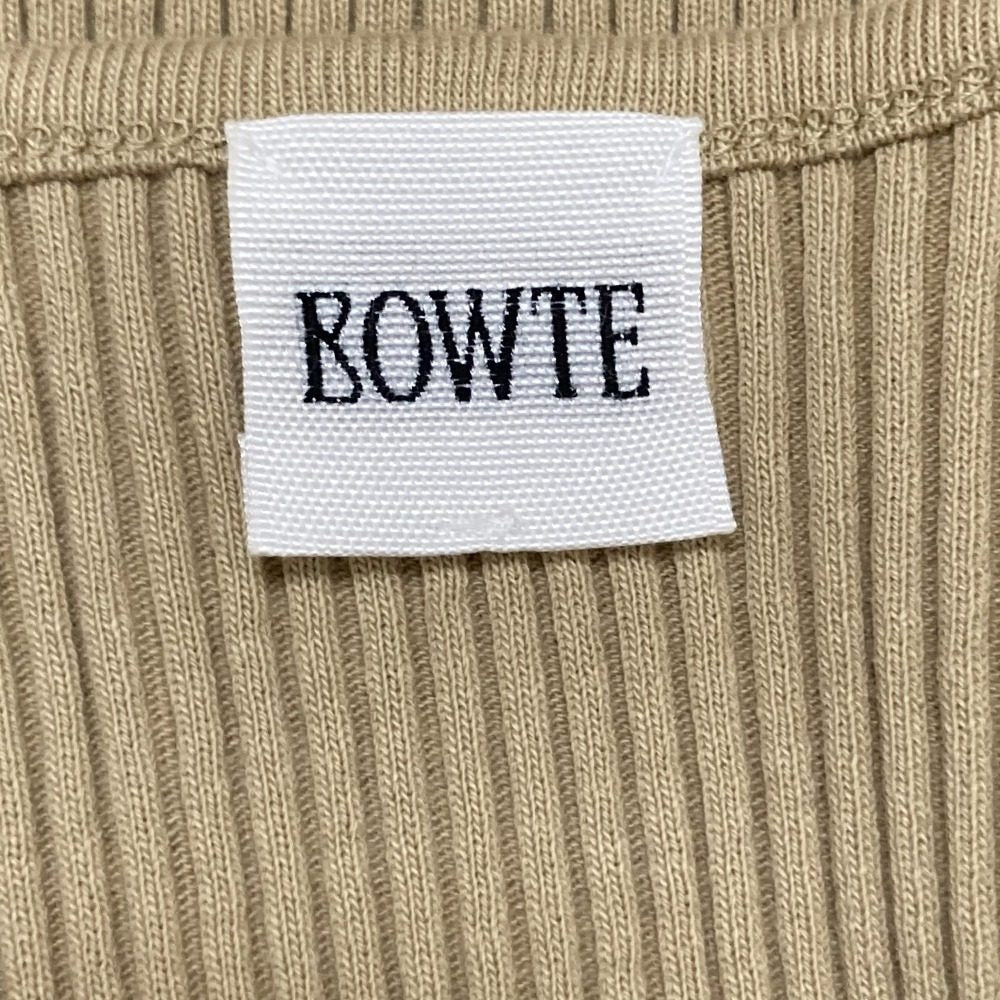 BOWTE TEREKO リブタンクトップ