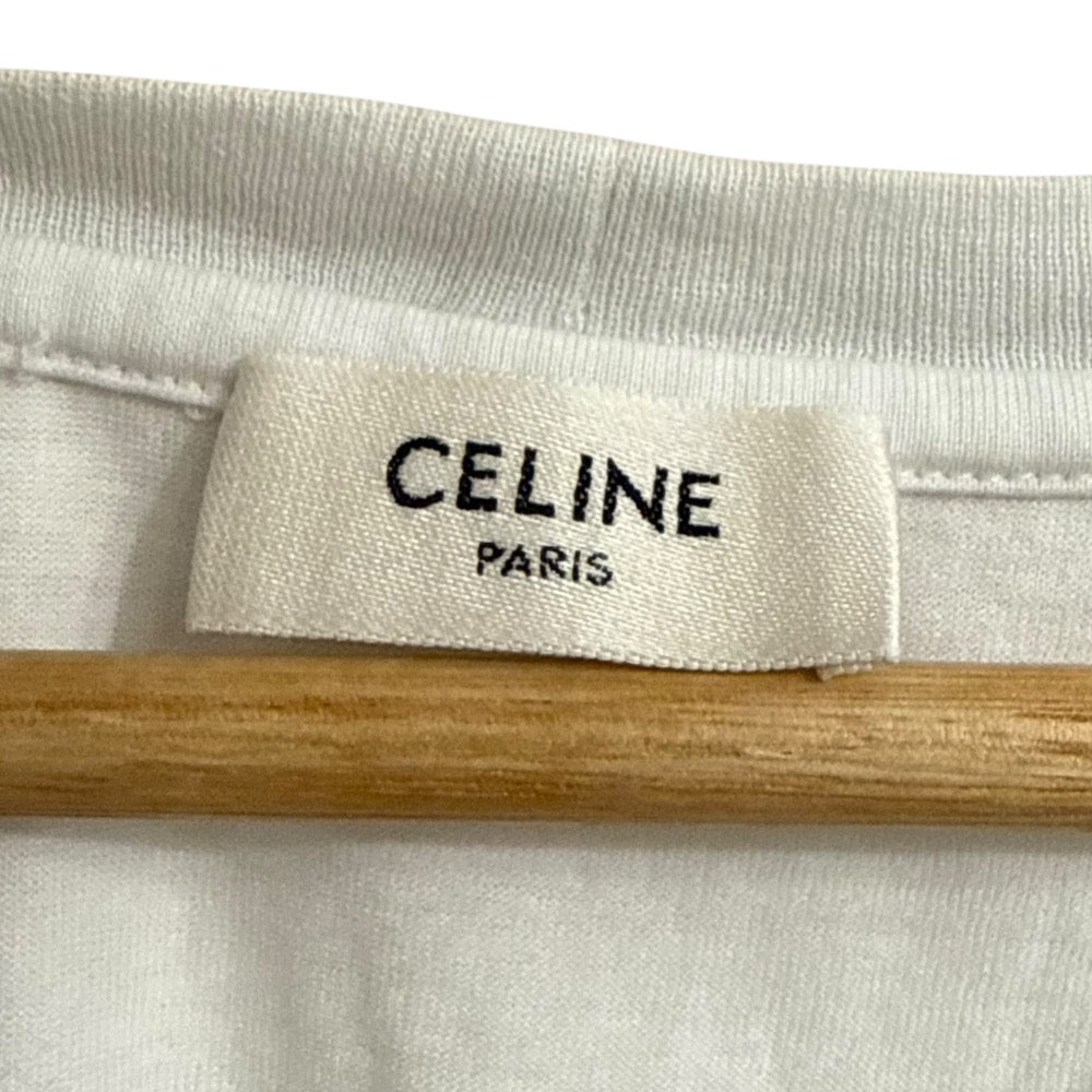 セリーヌ EMBROIDERED T-SHIRT IN COTTON Tシャツ