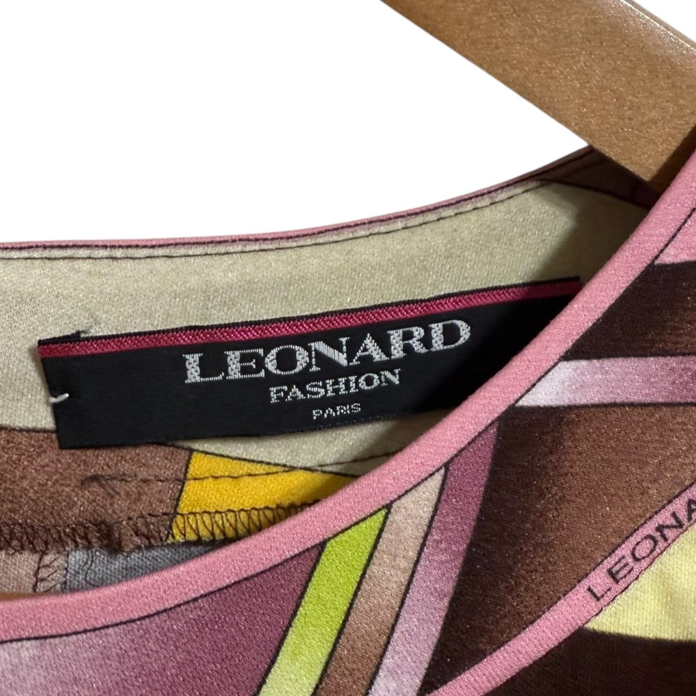 LEONARD FASHION キャンキャン ストレッチ プルオーバー