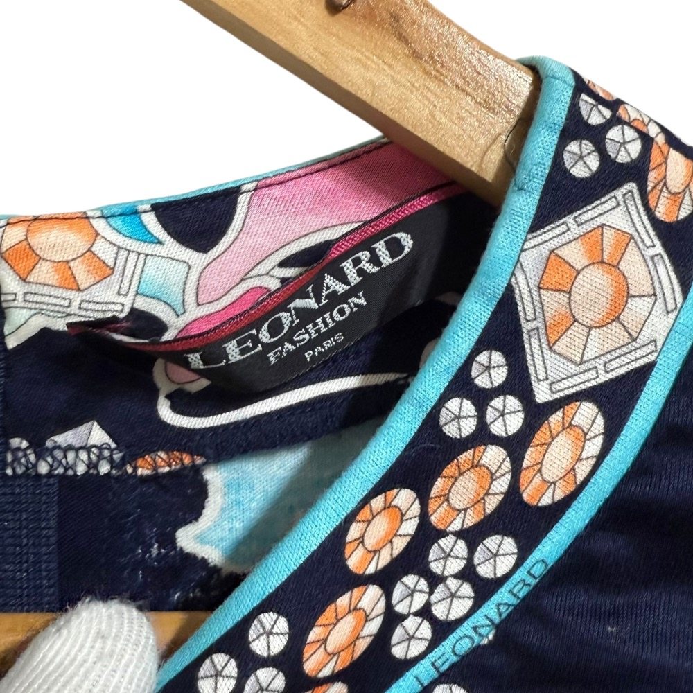 LEONARD FASHION ビジュープリントプルオーバー