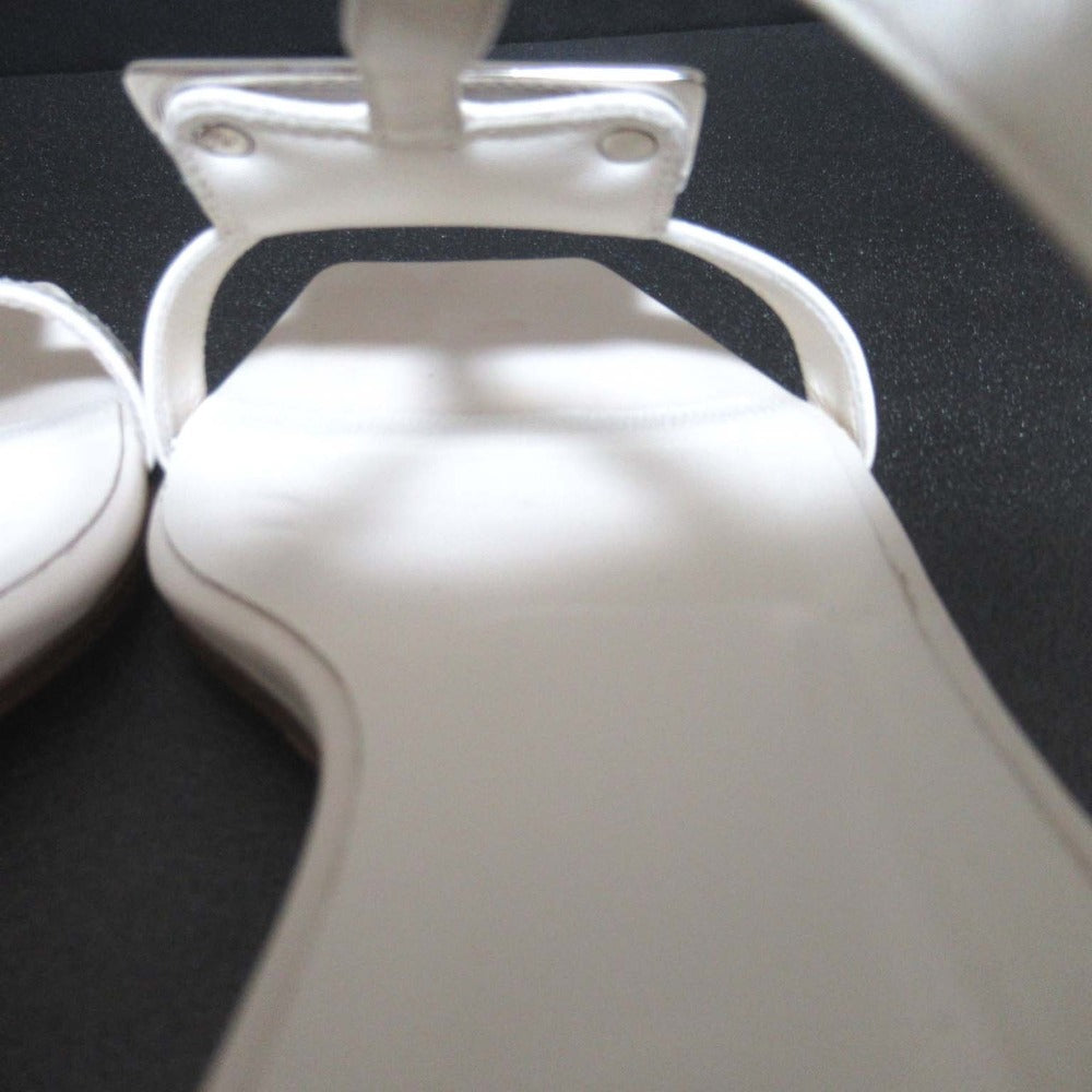 ロジェヴィヴィエ Square Buckle Leather Sandals