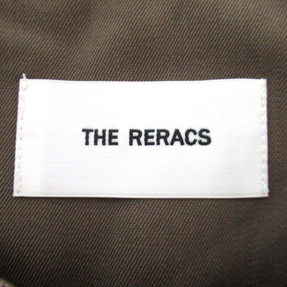 THE RERACS ウール リネン シルク ブレンド ロング ジレ ドレス