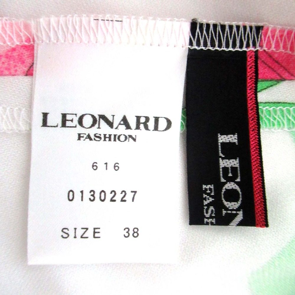 LEONARD FASHION フラワー パターン ドレス