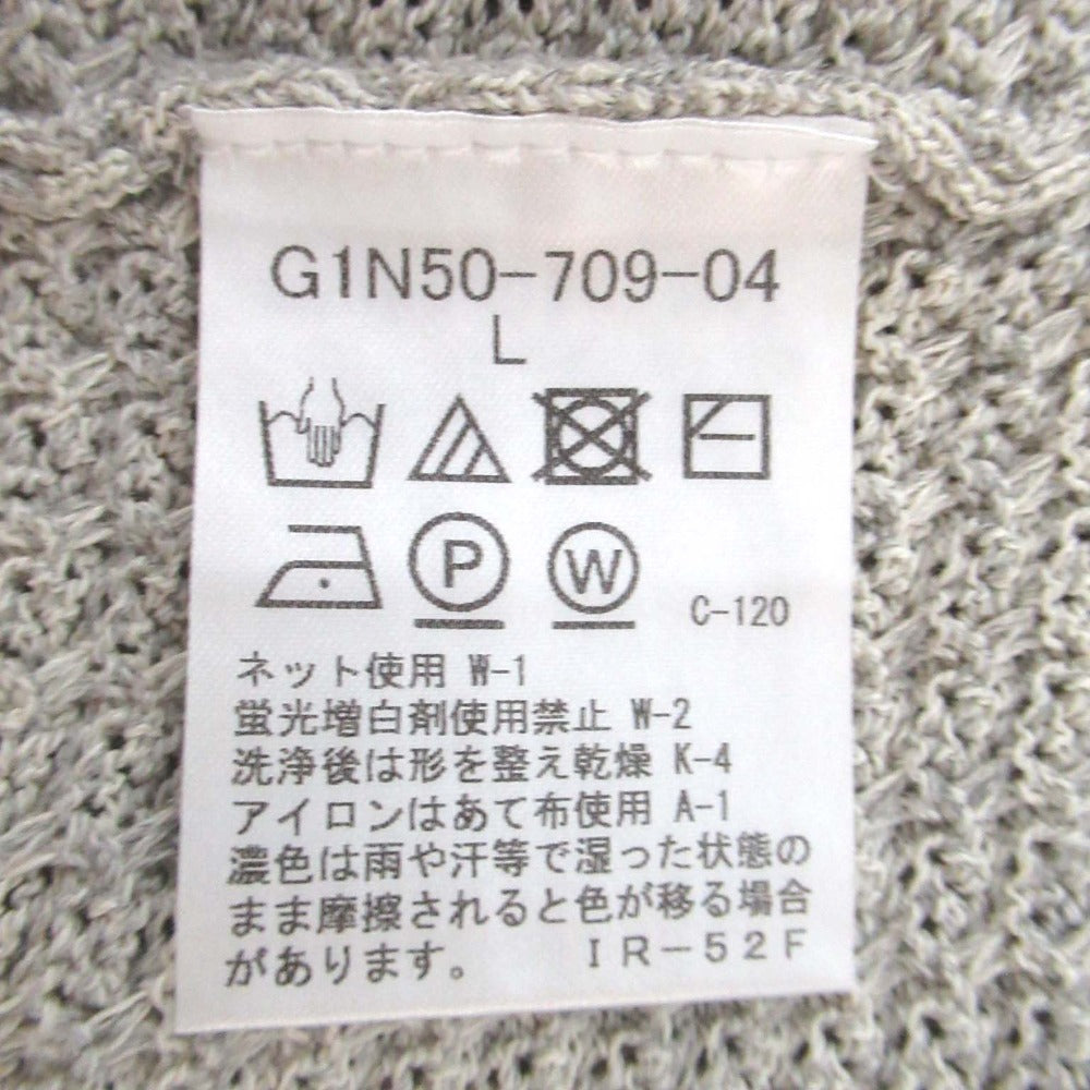マッキントッシュロンドン 交編レースクルーネック半袖ニットTシャツ