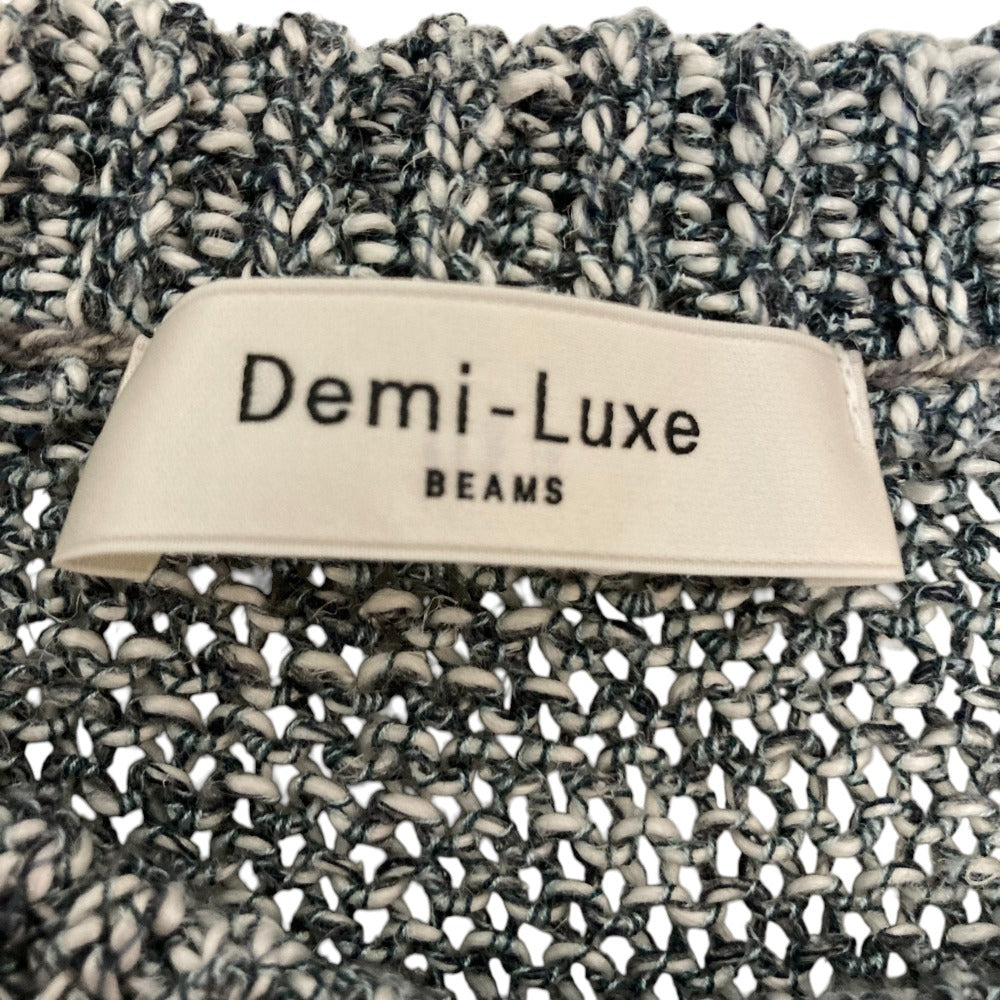 Demi-Luxe BEAMS リネン シルク ニット ベスト