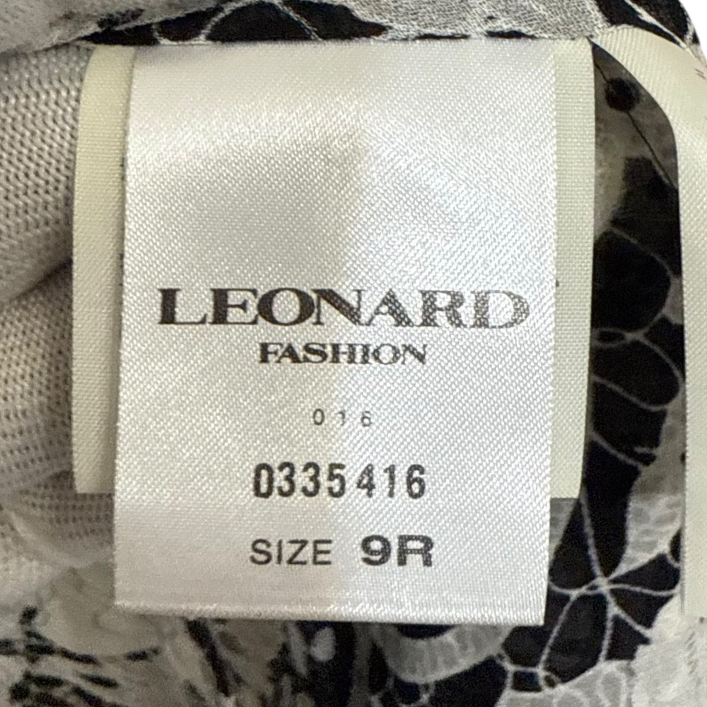 LEONARD FASHION シルク シアー チュニック ブラウス