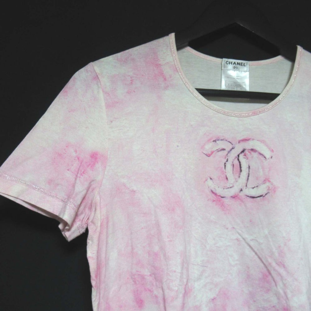 シャネル ココマークプリントコットンTシャツ