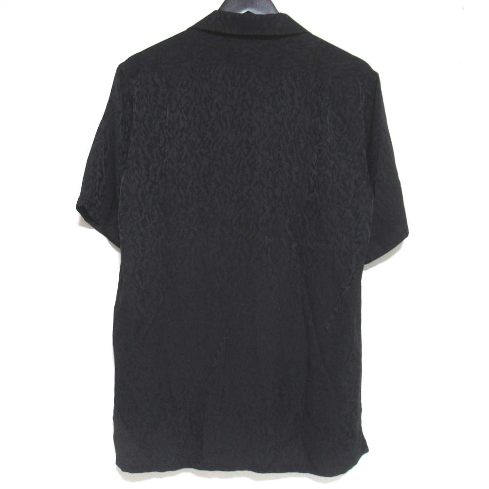 サンローラン パリ ベイビーキャット シルク 半袖 シャツ