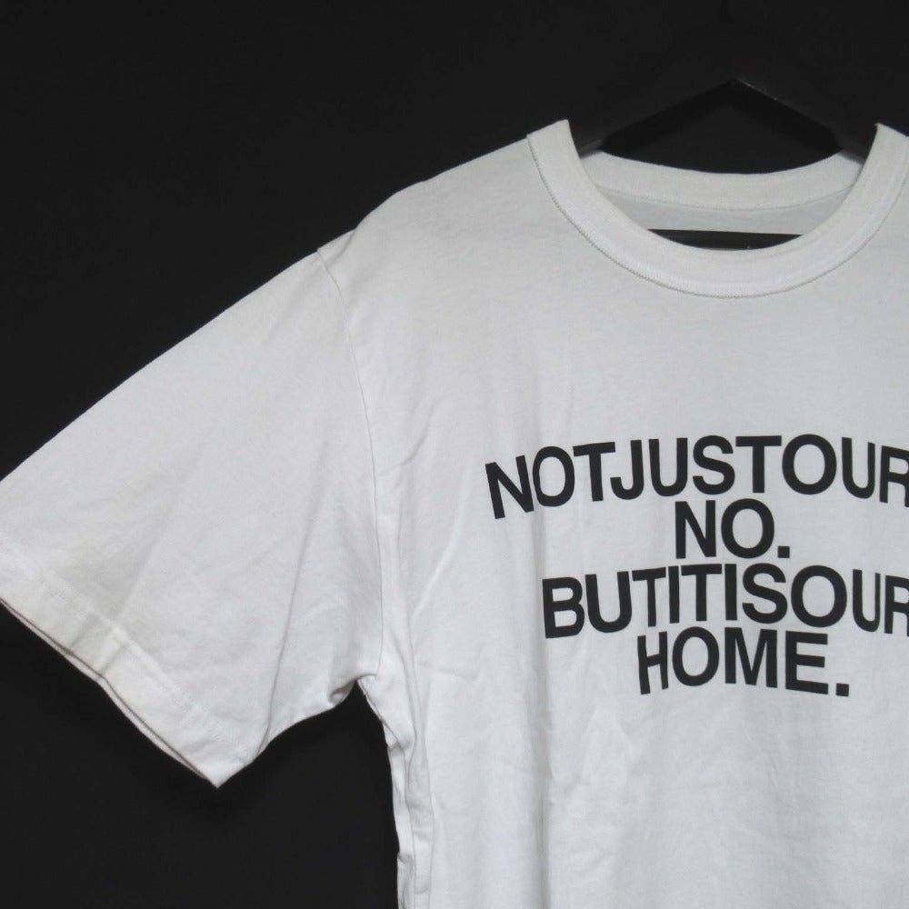 サカイ NOT JUSTOURS NO BUTITISOUR HOME コットン半袖Tシャツ