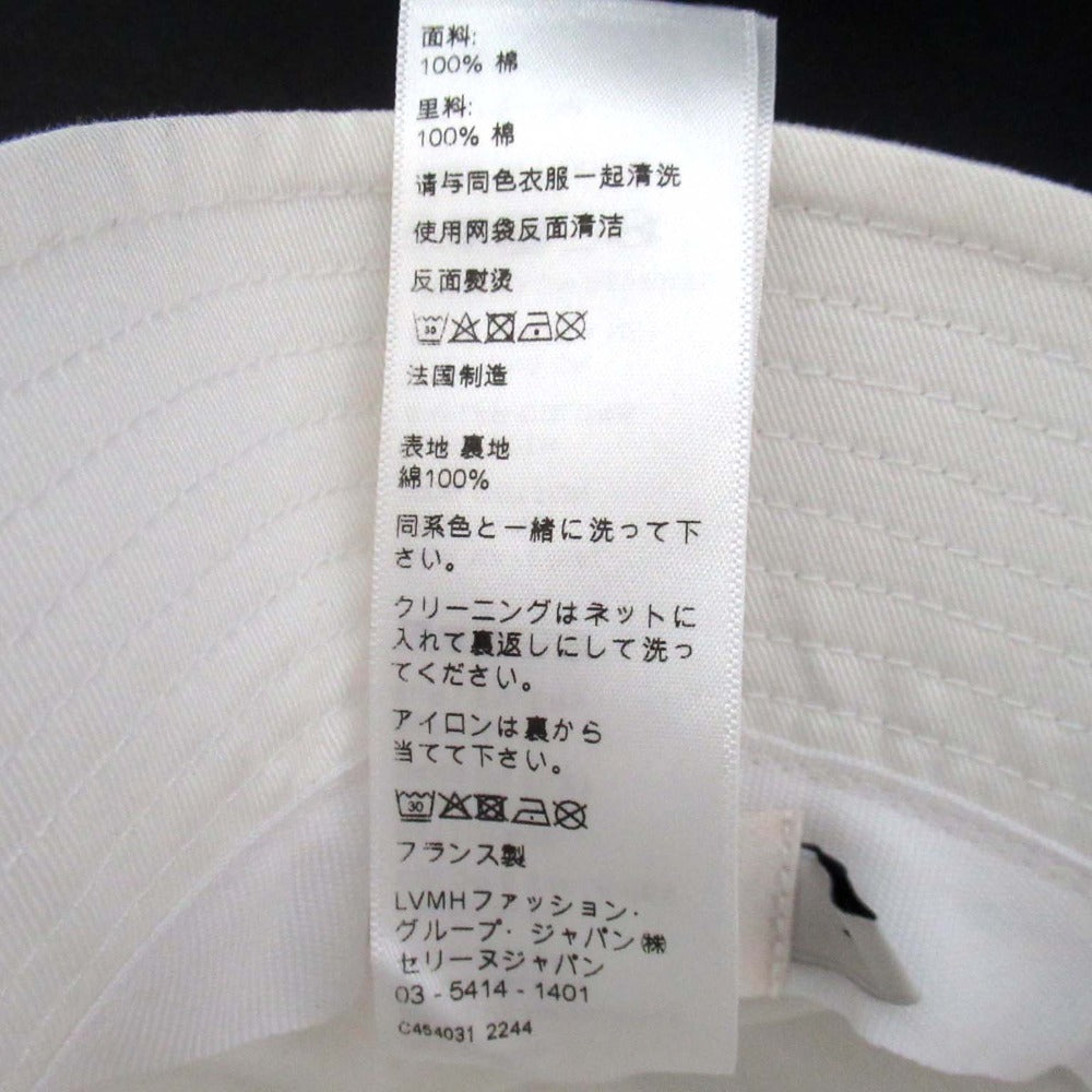 セリーヌ ロゴ 刺繍 バケット ハット