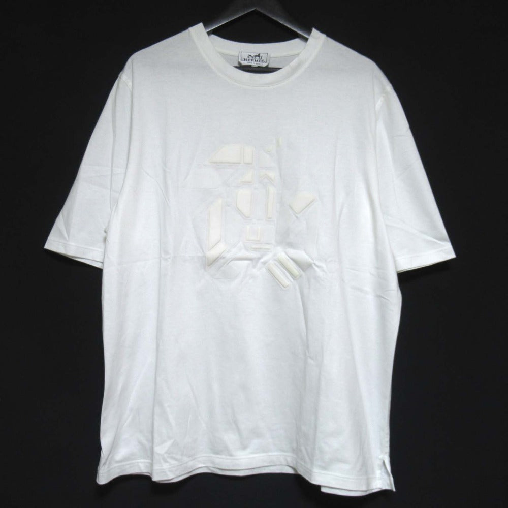 エルメス Chevaux en Symetrie コットン半袖Tシャツ