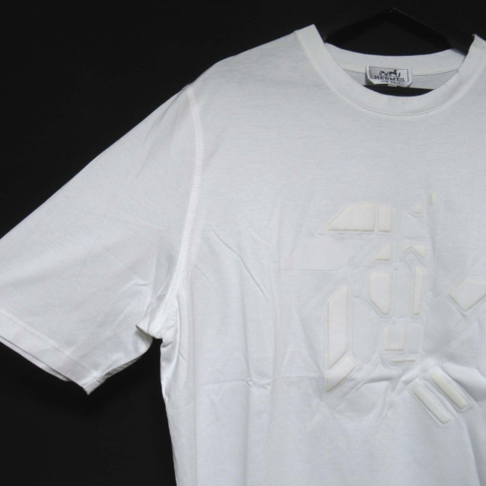 エルメス Chevaux en Symetrie コットン半袖Tシャツ
