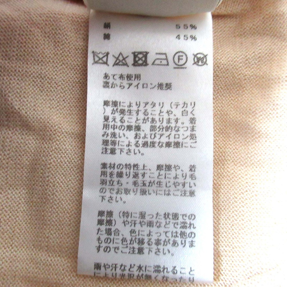 エルメス シルクコットン半袖ニット