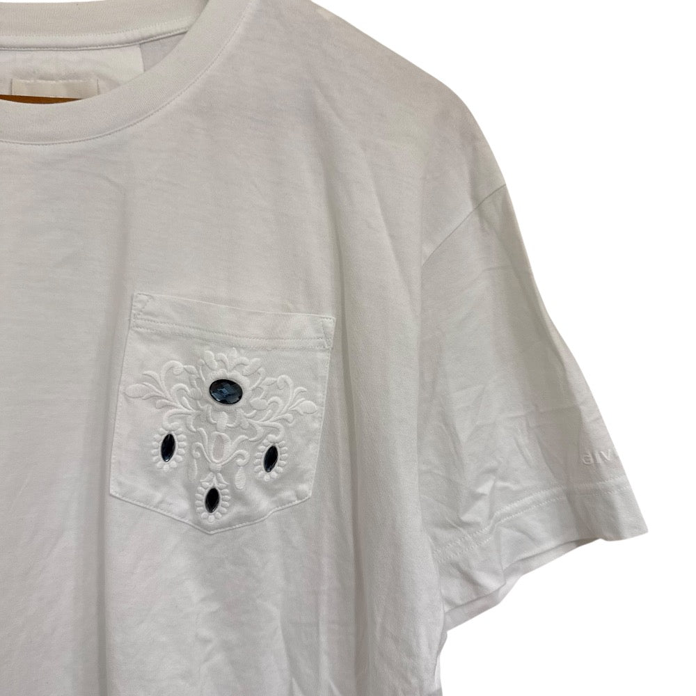 ジバンシィ ポケットエンブロイダリー コットン 半袖Tシャツ