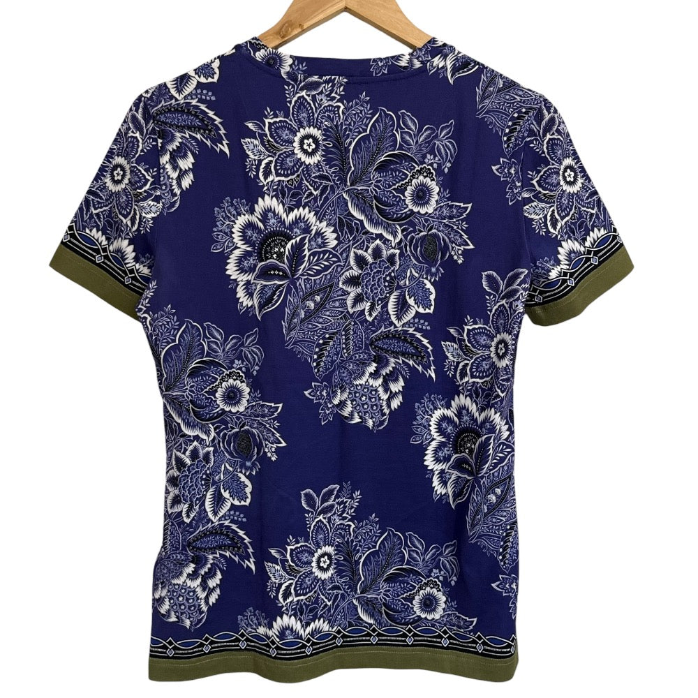 エトロ フラワープリント コットンTシャツ