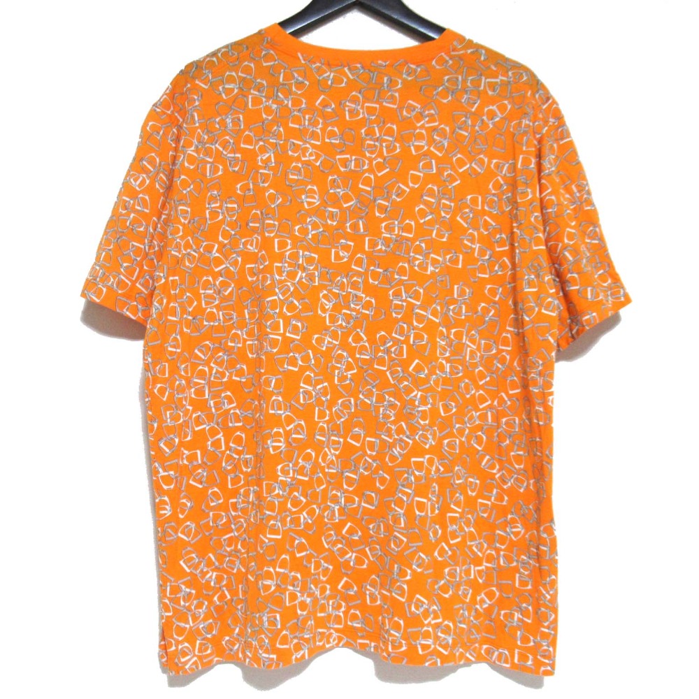 エルメス エトリエ プリント コットンTシャツ XXLサイズ