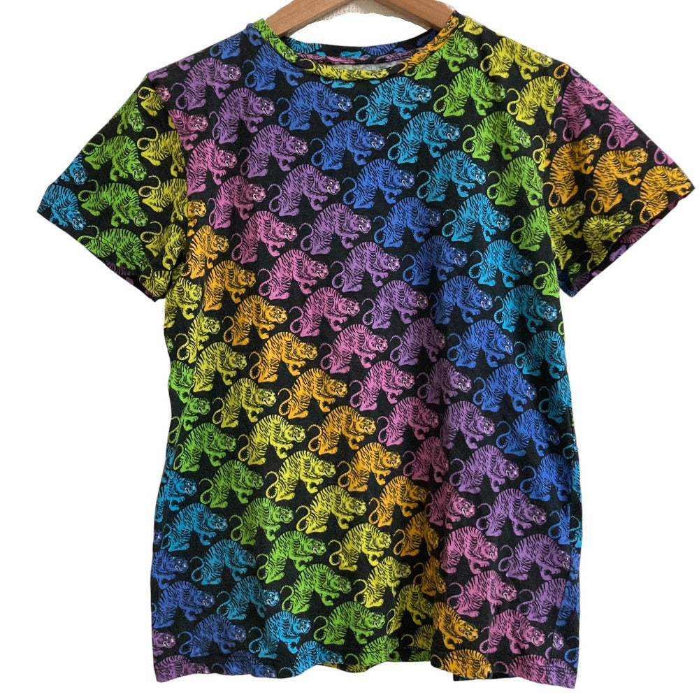 グッチ レインボータイガー ショートスリーブTシャツ キッズTシャツ