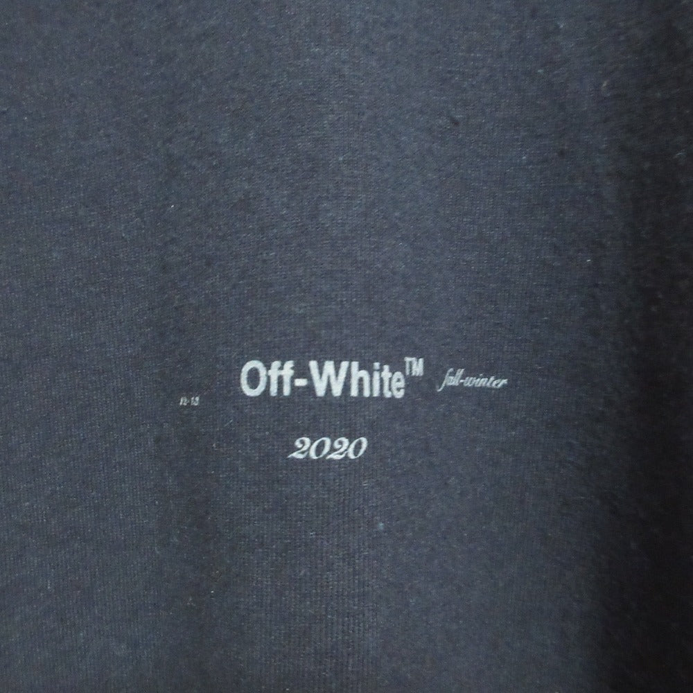 オフホワイト バックアローロゴ コットンTシャツ