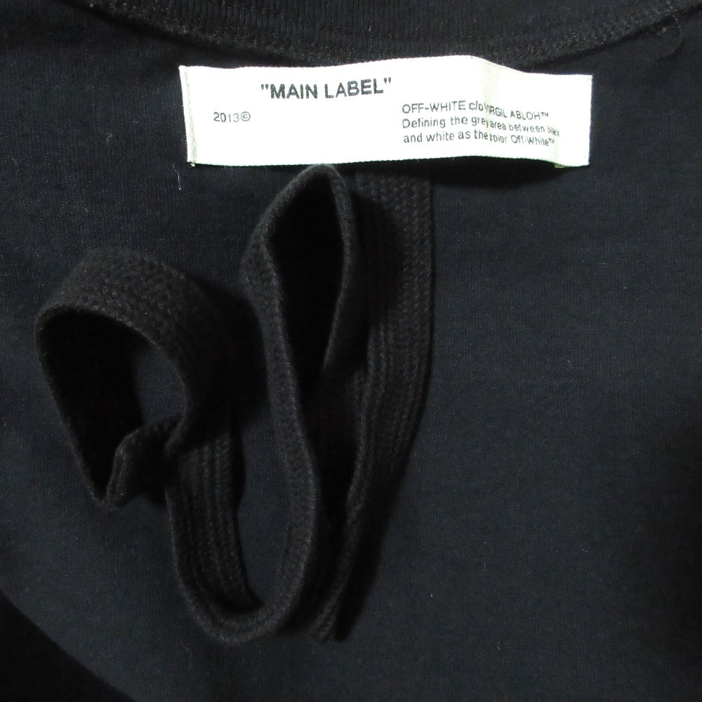 オフホワイト バックアローロゴ コットンTシャツ