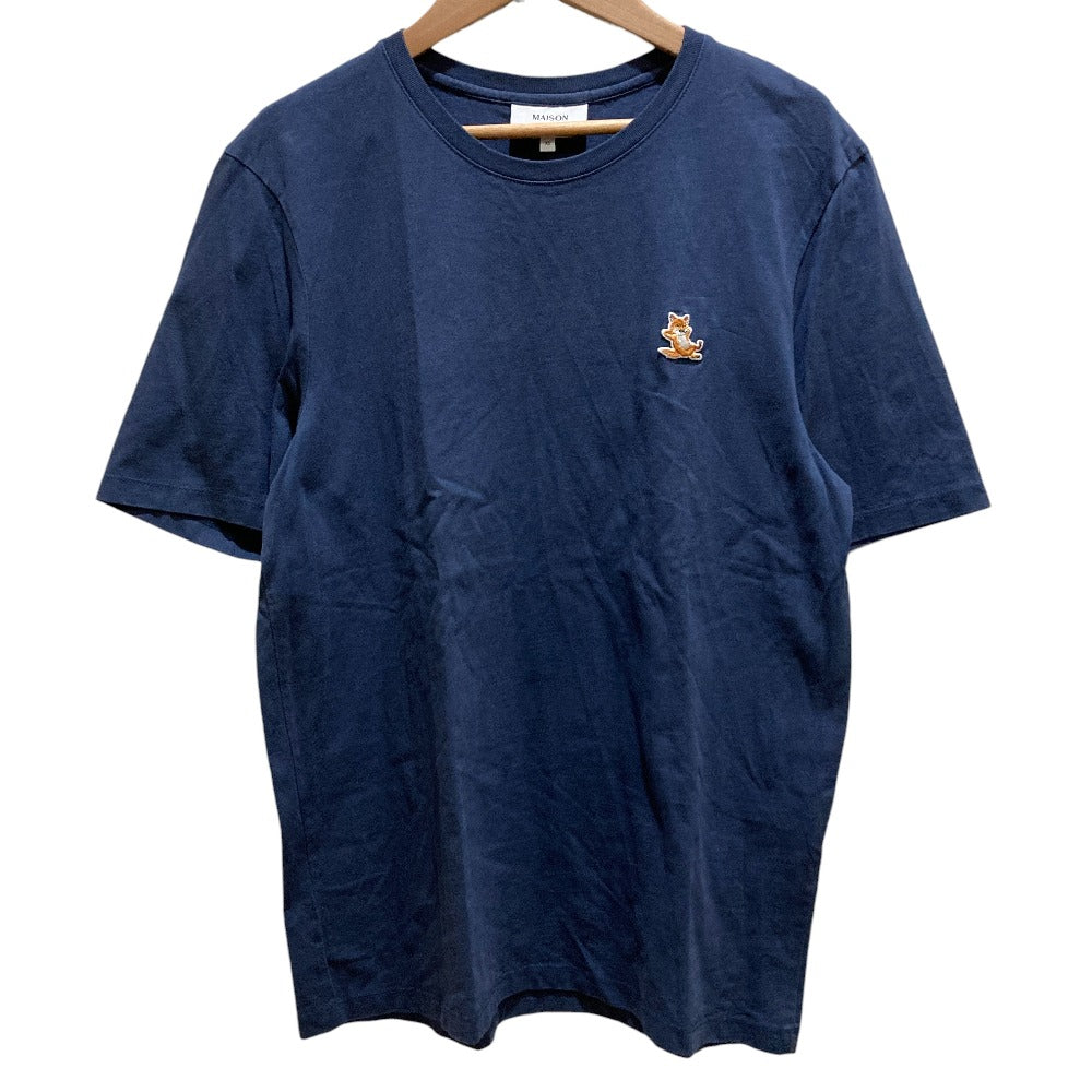 メゾンキツネ チラックスフォックス 刺繍パッチロゴTシャツ コットン Tシャツ