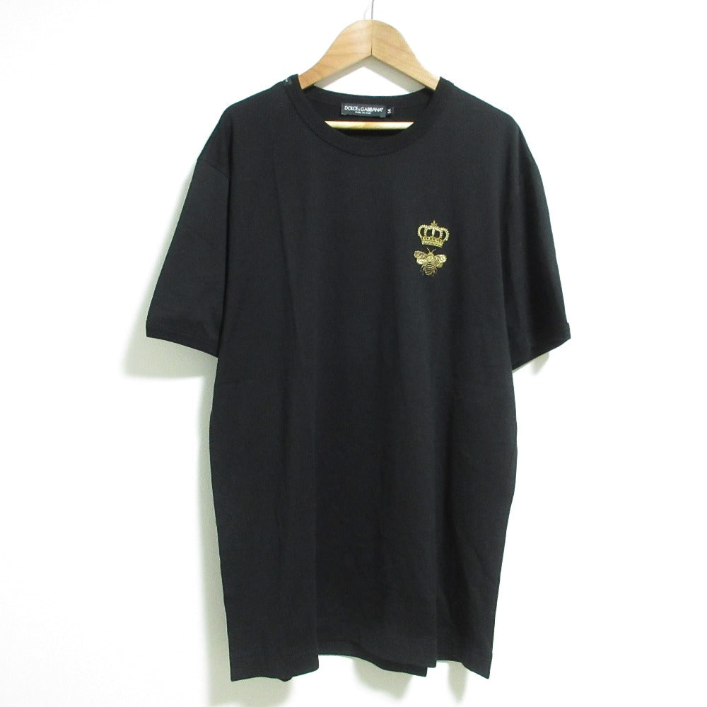 ドルチェ&ガッバーナ 刺繍コットンTシャツ