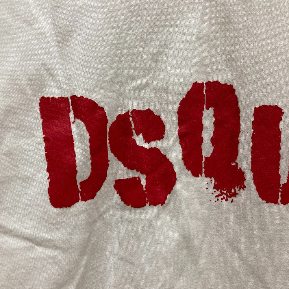 ディースクエアード ロゴプリント コットンTシャツ