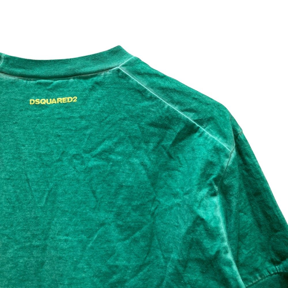 ディースクエアード SURF CAMP プリント コットンTシャツ