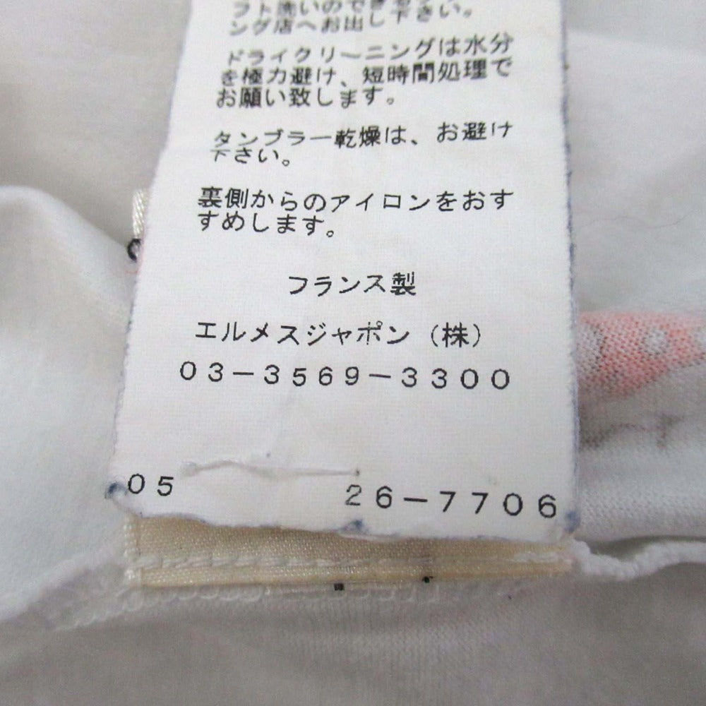 エルメス カチナプリント コットンTシャツ36