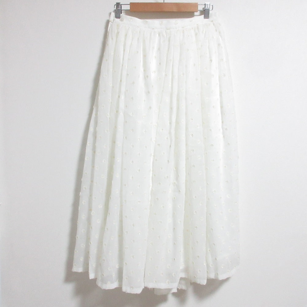 ティーマットマサキパリ ドットジャガードフレアスカート