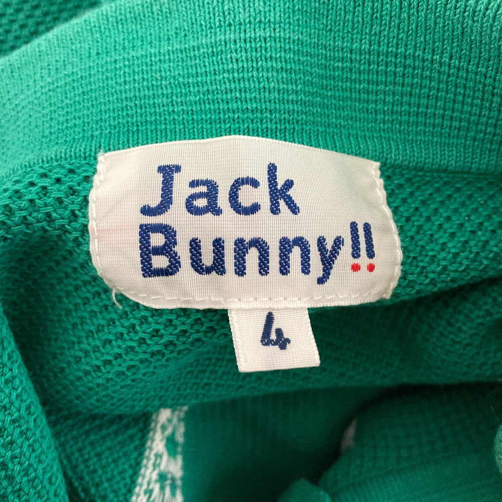 ジャックバニー ロゴジャカードニットポロシャツ