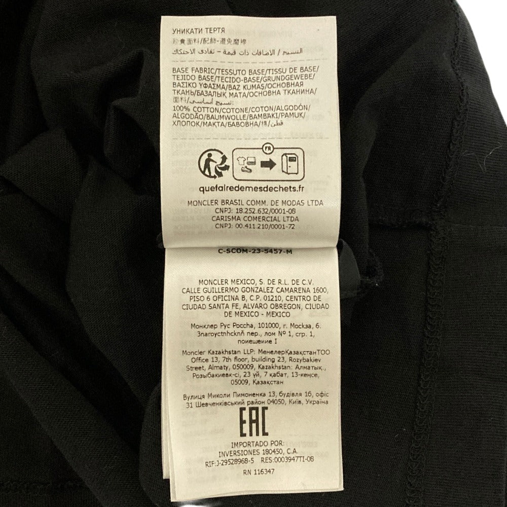 モンクレール ラインストーンロゴ Tシャツ