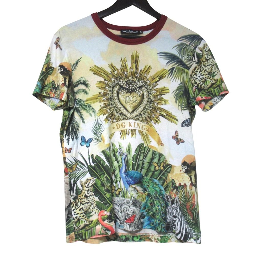ドルチェ&ガッバーナ DG KING プリント半袖Tシャツ