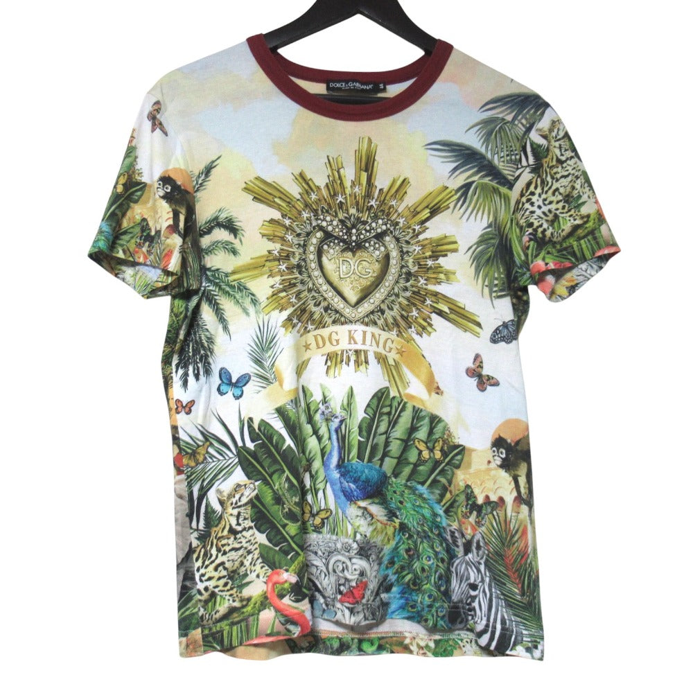 ドルチェ&ガッバーナ DG KING プリント半袖Tシャツ