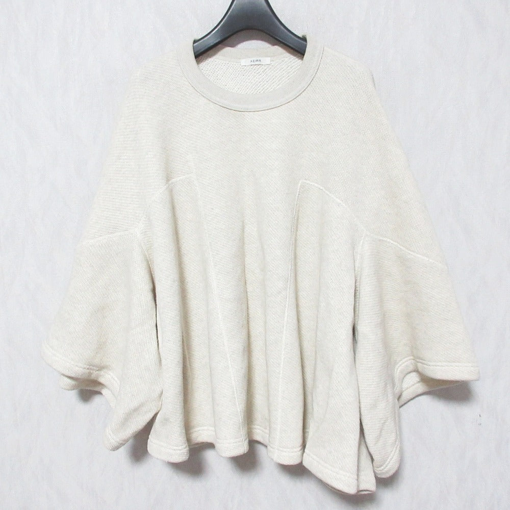 エアー Draping Darts Sleeve コットンスウェットプルオーバー