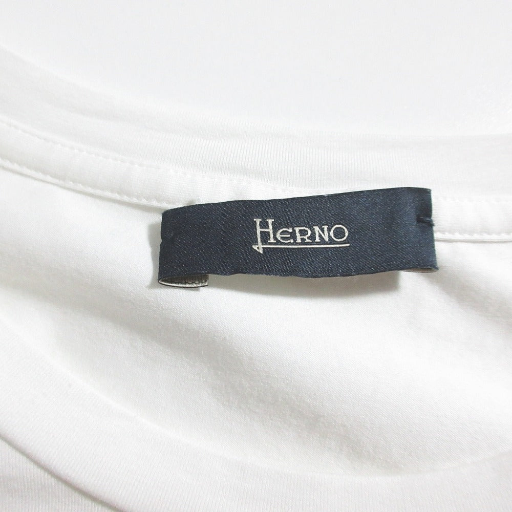 ヘルノ スーパーファインコットン ストレッチクルーネックTシャツ