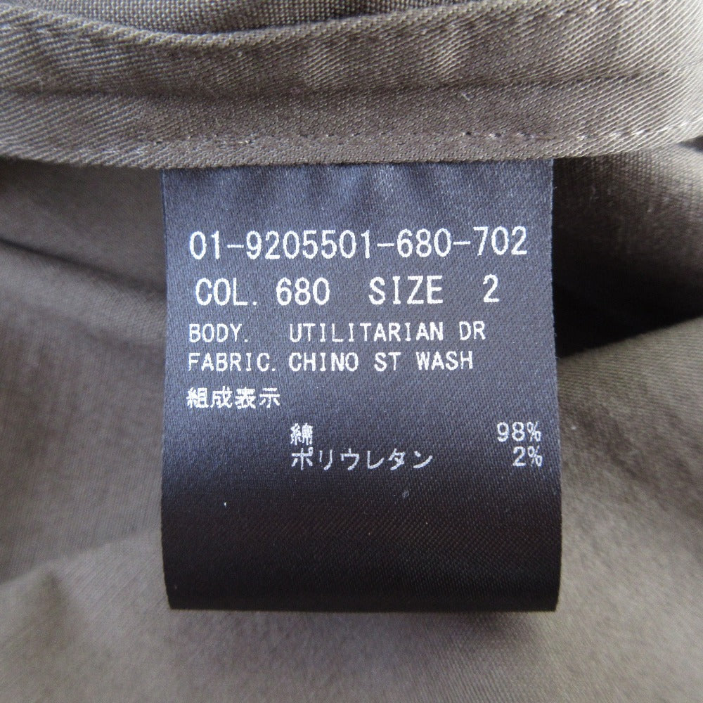セオリー CHINO ST WASH UTILITARIAN ひざ丈ワンピース