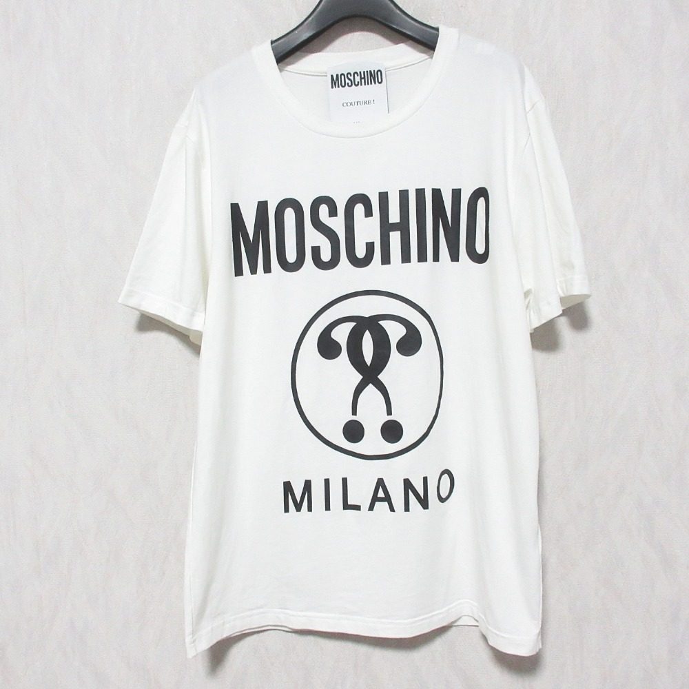 モスキーノ ロゴプリント コットンTシャツ