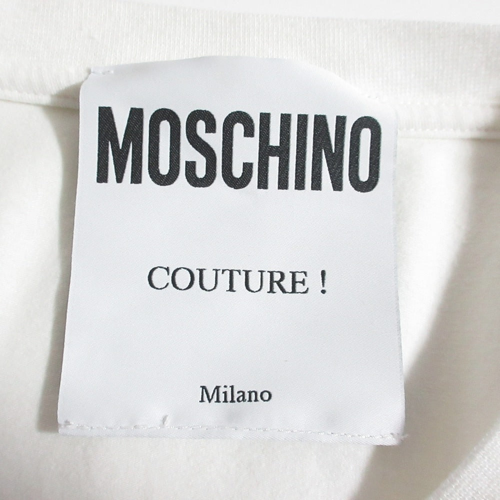 モスキーノ ロゴプリント コットンTシャツ
