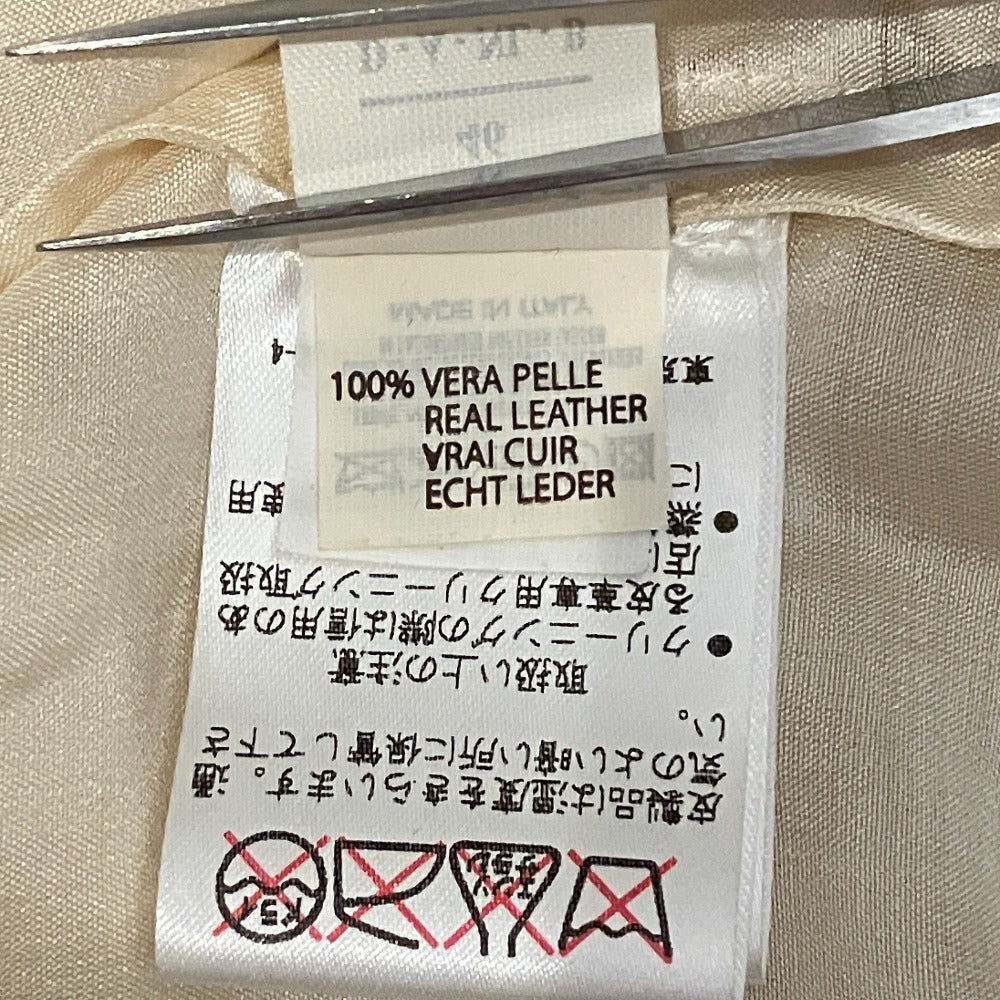 ブルネロクチネリ スエードレザー シルクシフォン レイヤードブラウス