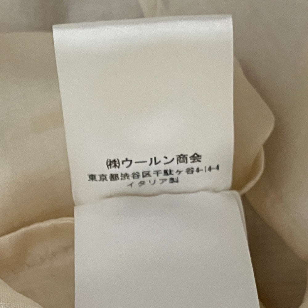 ブルネロクチネリ スエードレザー シルクシフォン レイヤードブラウス