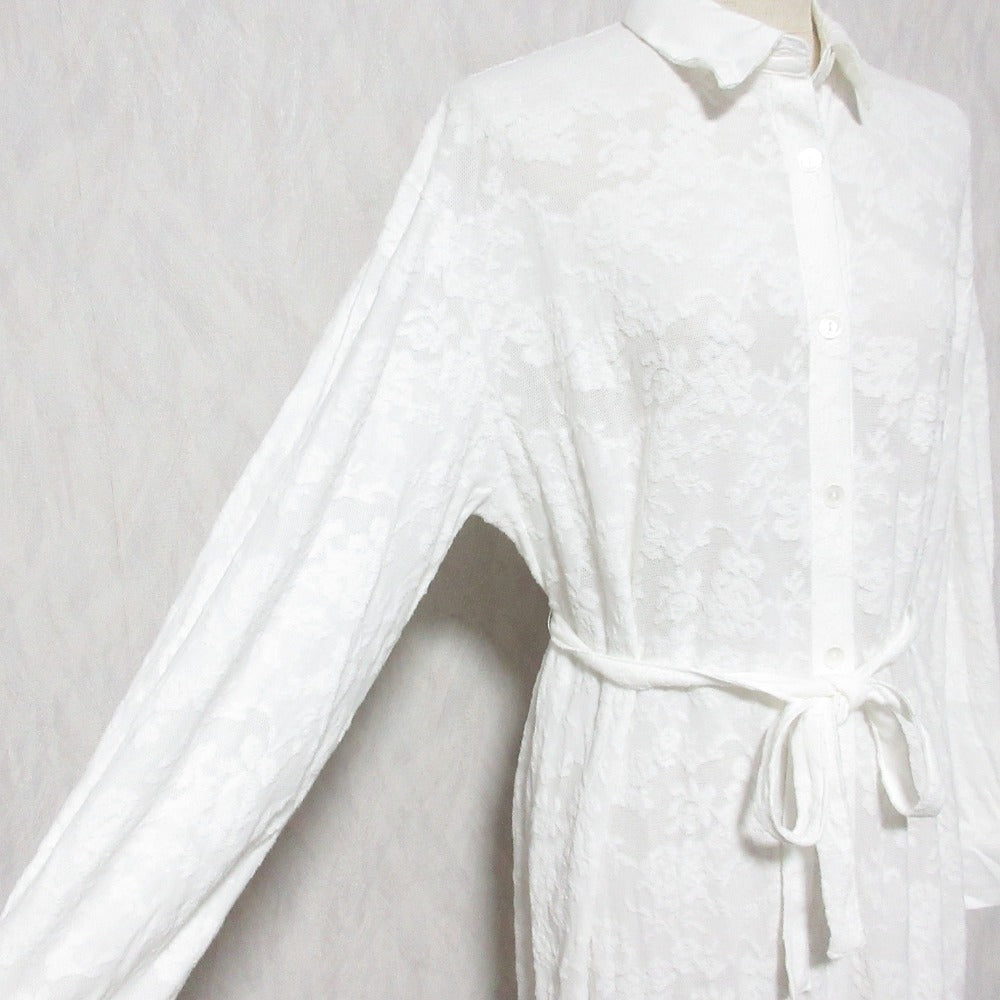 ロザリームーン Stretch Lace Gown コットン混紡ドレス