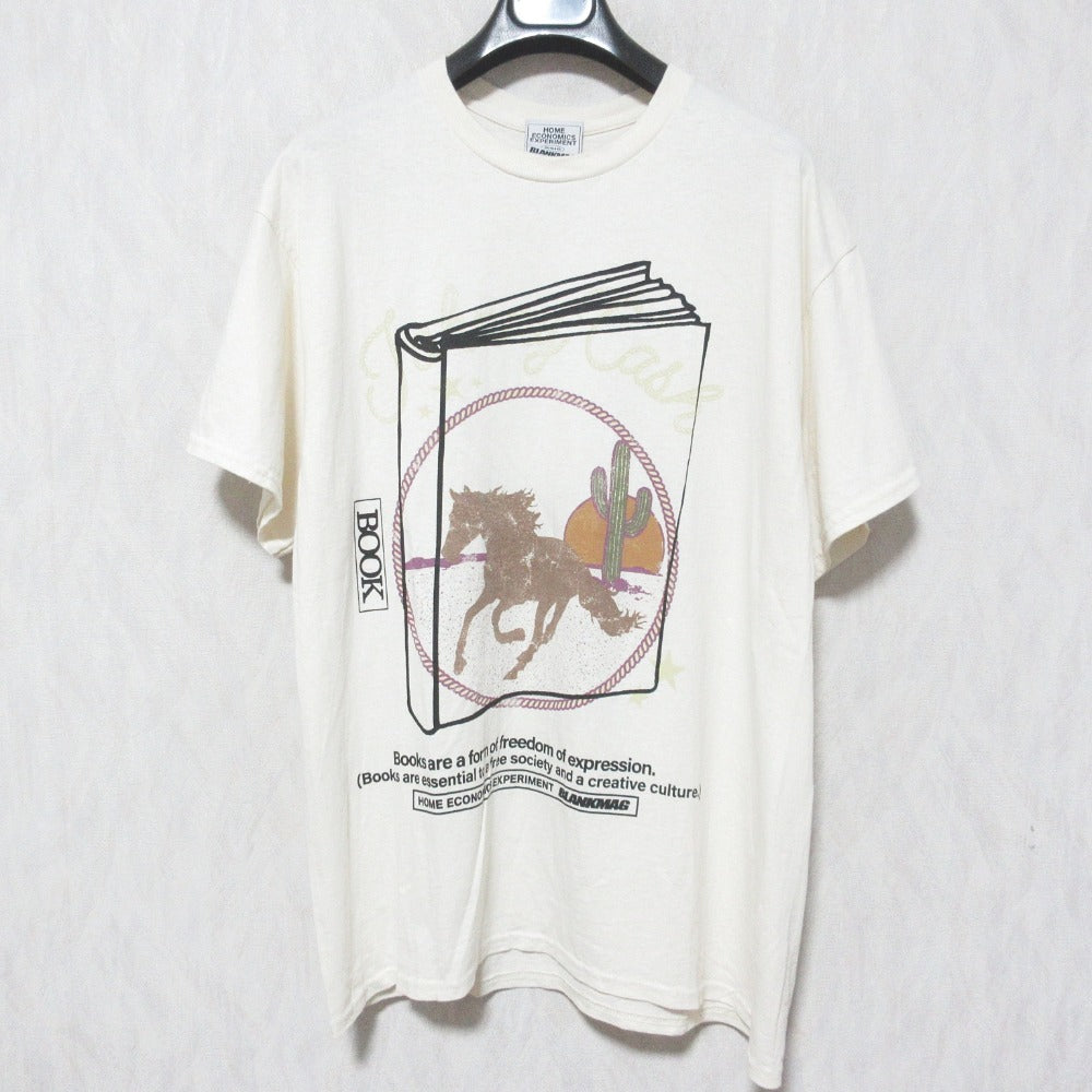 ホームエコノミクスエクスペリメント × BLANKMAG コットンTシャツ