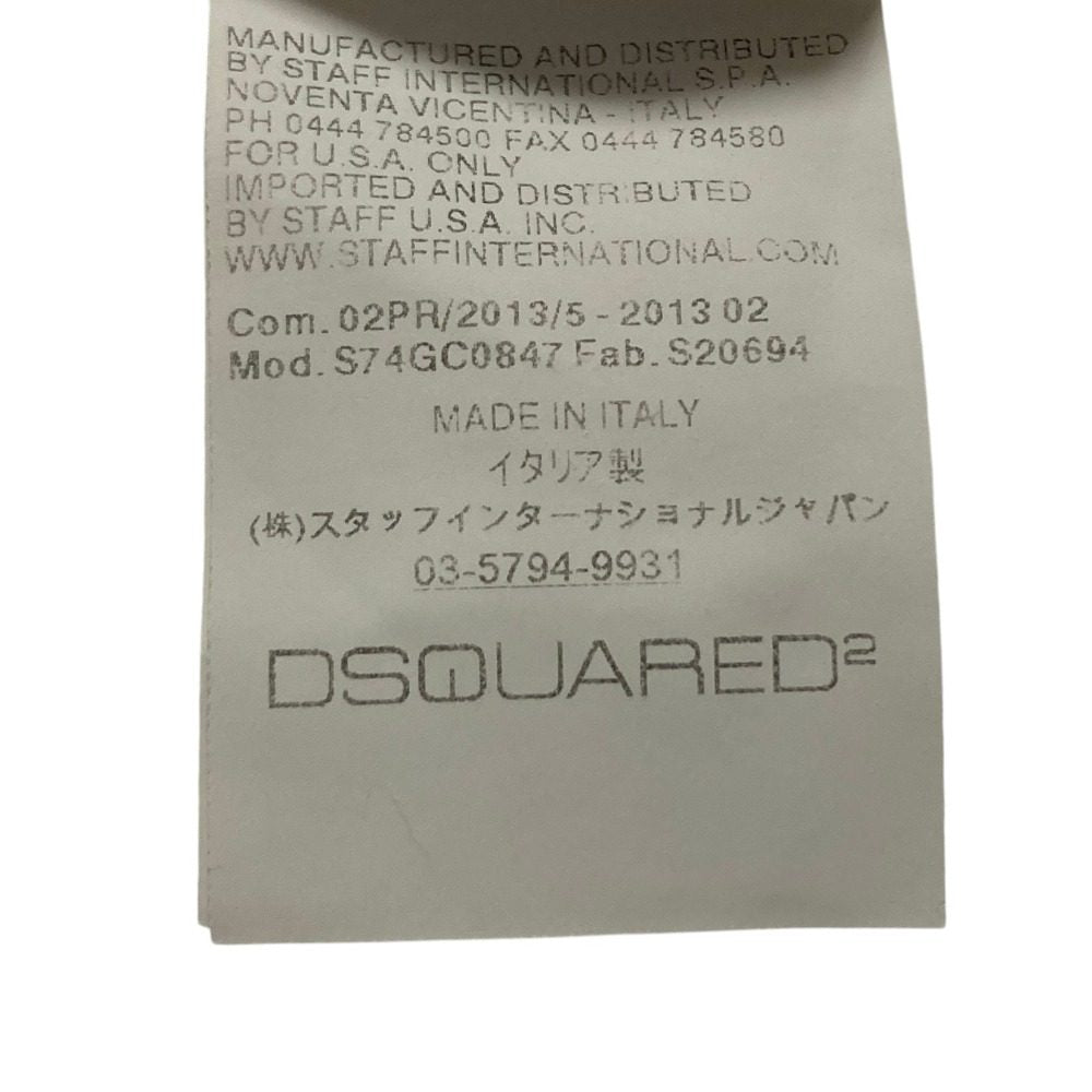 ディースクエアード パッチワークポケット Tシャツ