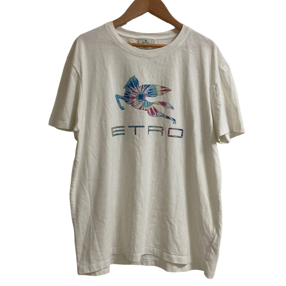 エトロ ロゴプリント コットン 半袖Tシャツ
