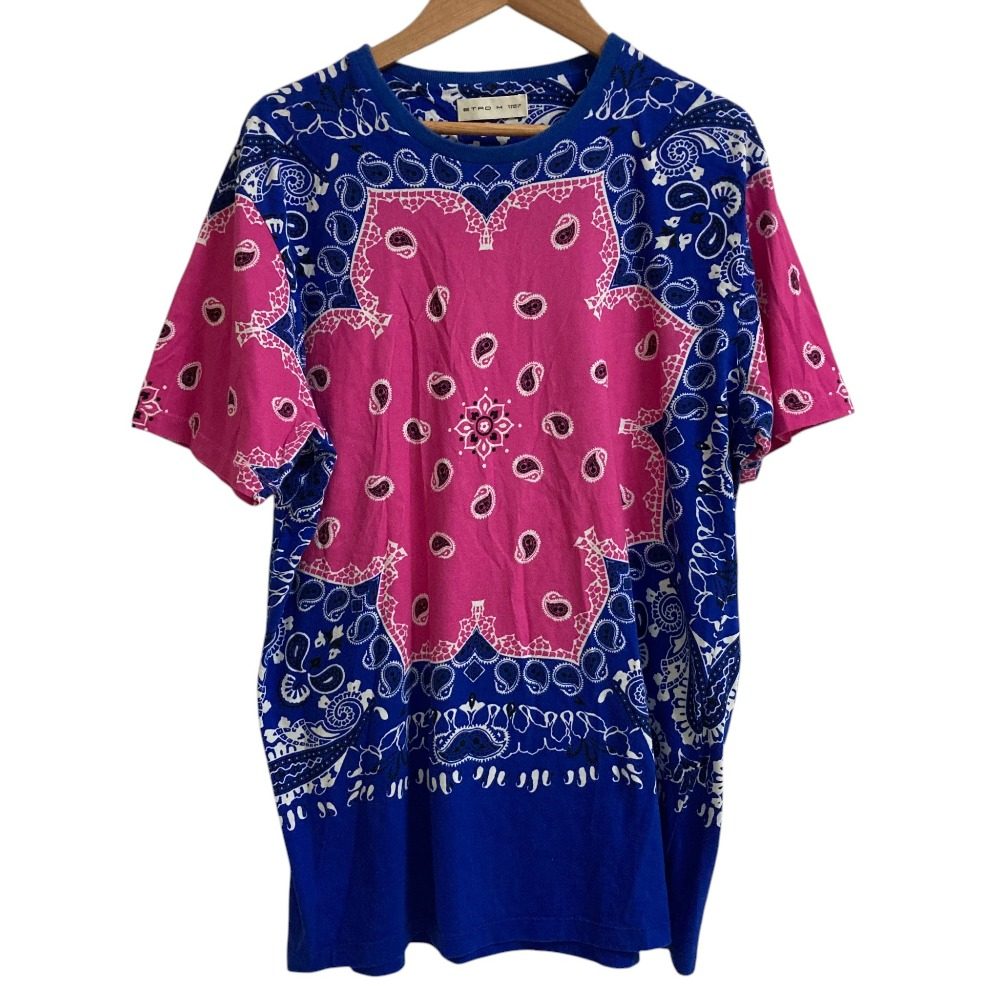 エトロ ペイズリー柄コットンTシャツ