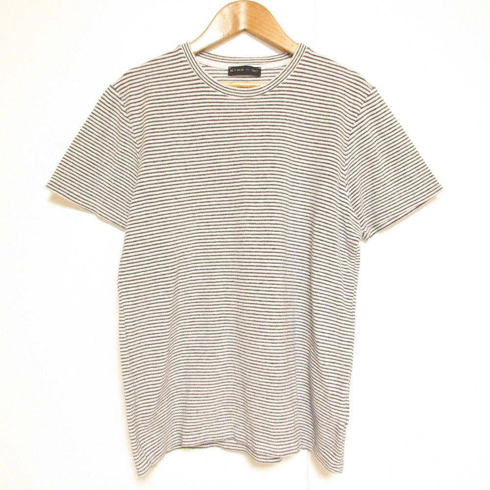 エトロ パイル ボーダー 半袖Tシャツ