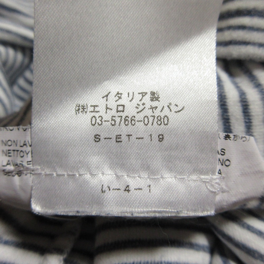 エトロ パイル ボーダー 半袖Tシャツ