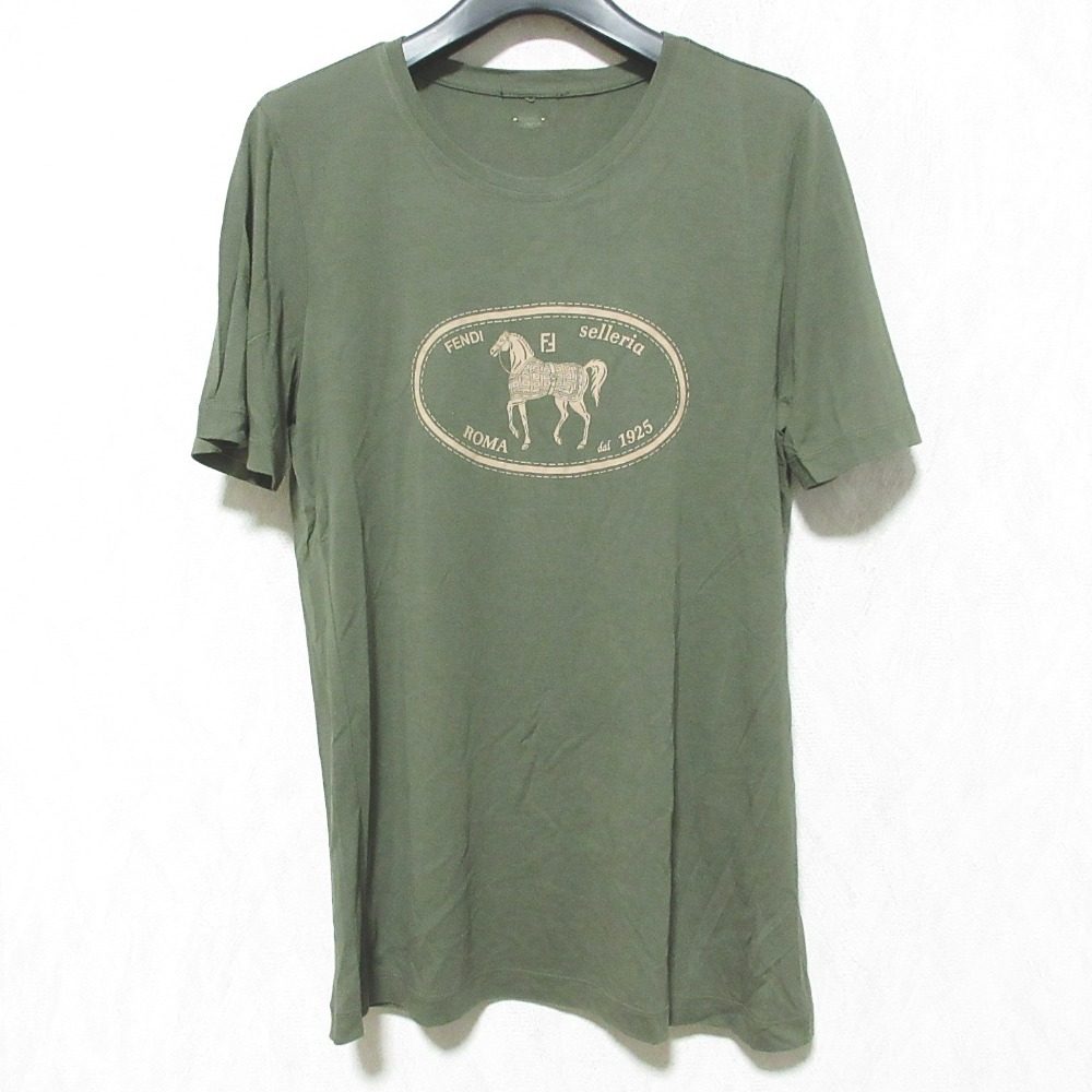 フェンディ セレリアロゴプリント ストレッチTシャツ